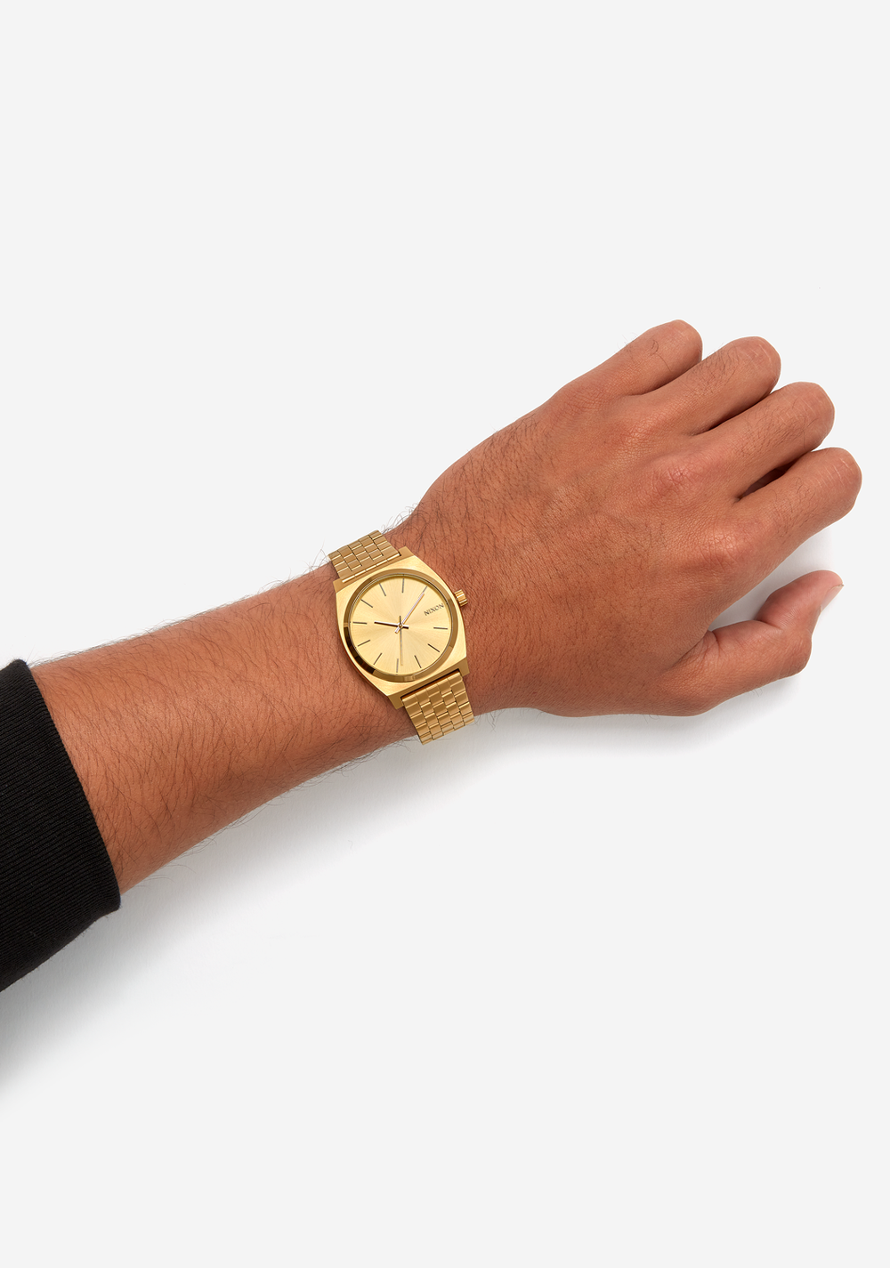 Time Teller Watch | All Gold / Gold | Unisex Leather & Stainless