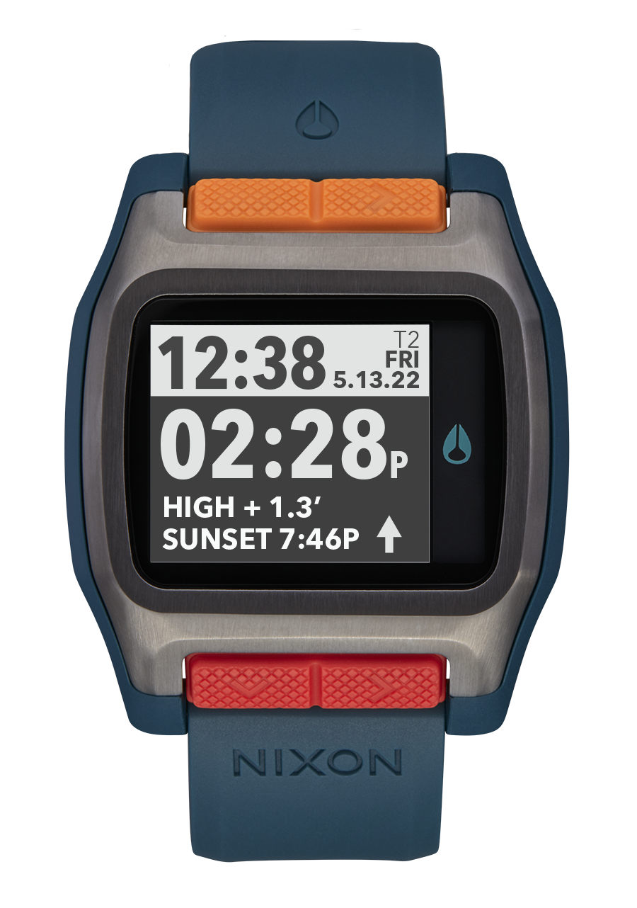 High Tide Watch | Light Gunmetal / Teal | Digital – Nixon HK