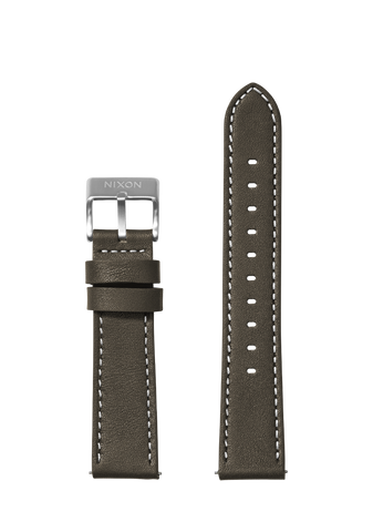 23mm Stitched Leather Band